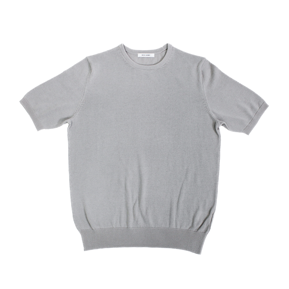 ベーシック クルーネック半袖セーター