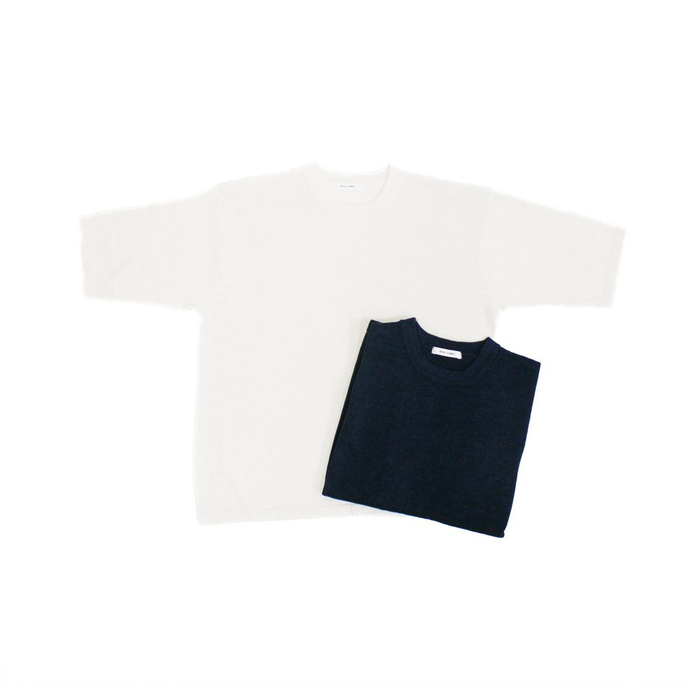 RELUX FIT / シルク×リネン 半袖セーター