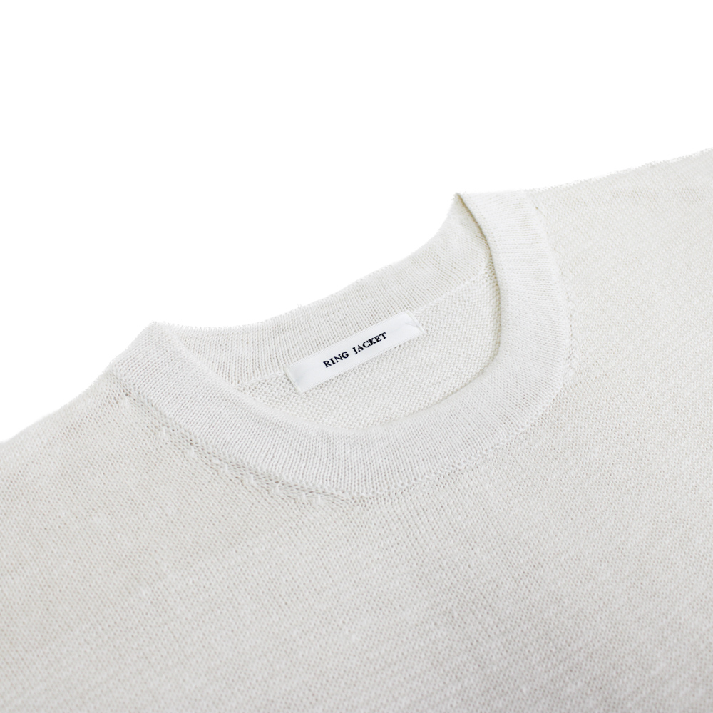 RELUX FIT / シルク×リネン 半袖セーター