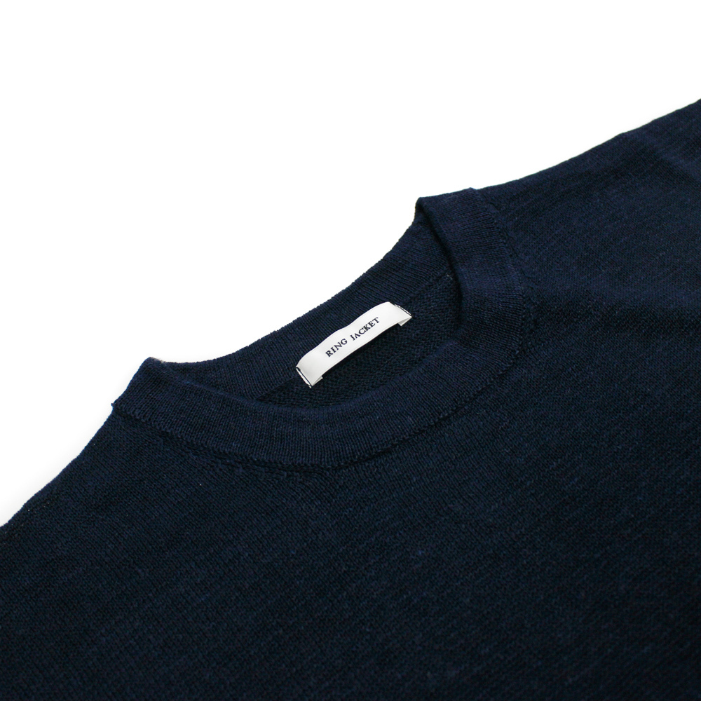 RELUX FIT / シルク×リネン 半袖セーター