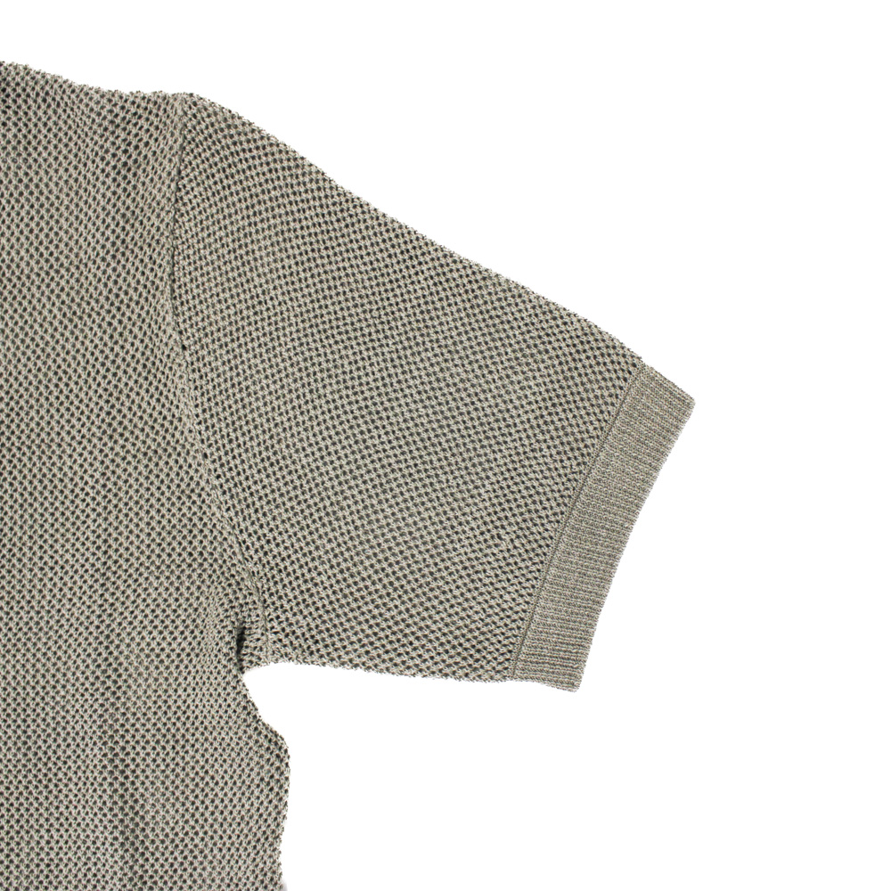 ポロカラーカーディガン