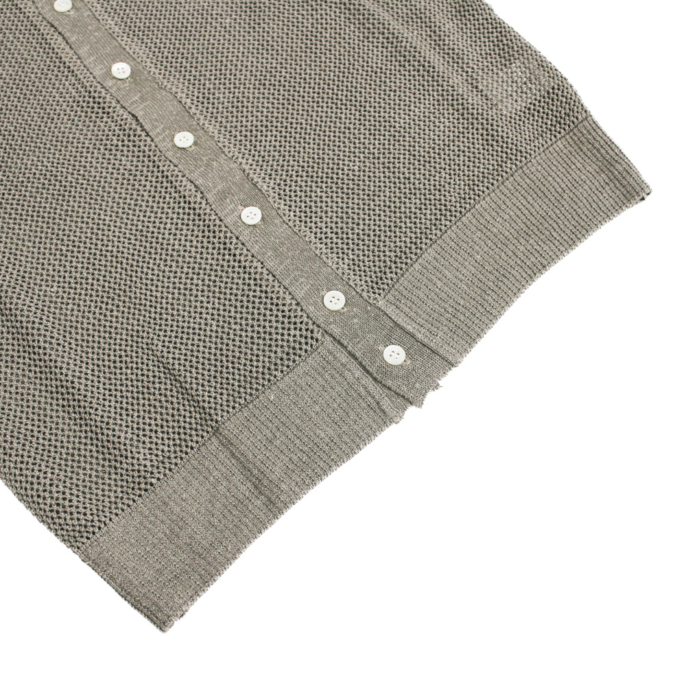 ポロカラーカーディガン