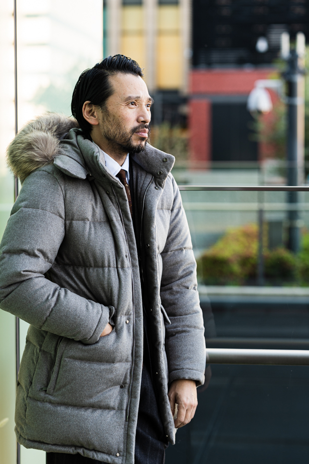 RING JACKET Napoli N-3B CASHMERE DOWN JACKET / 59080F11U
