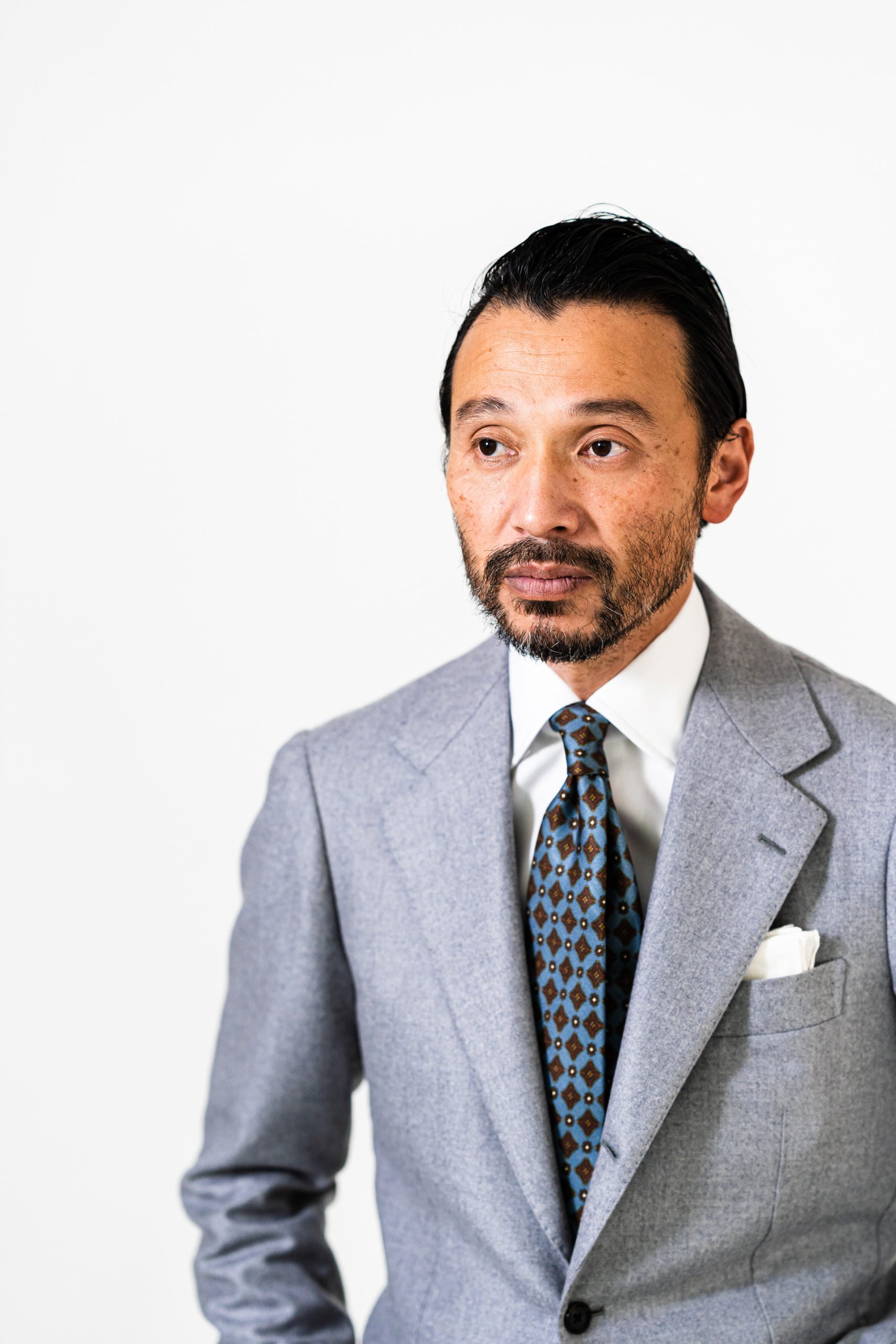 RING JACKET MEISTER 206 light gray suit | RING JACKET（リング 