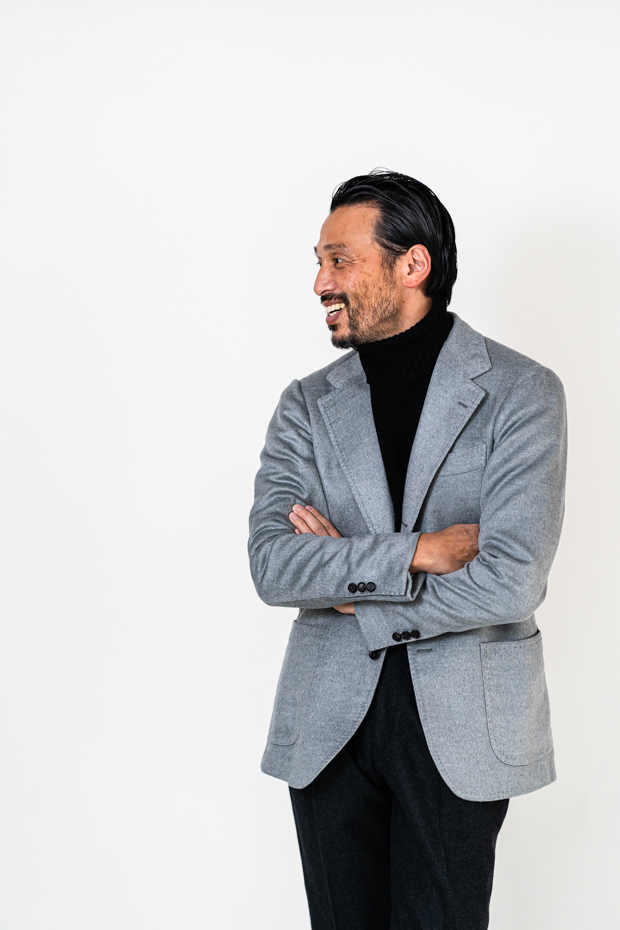 Light Grey Silk Jacket | RING JACKET（リングヂャケット） SINCE1954 