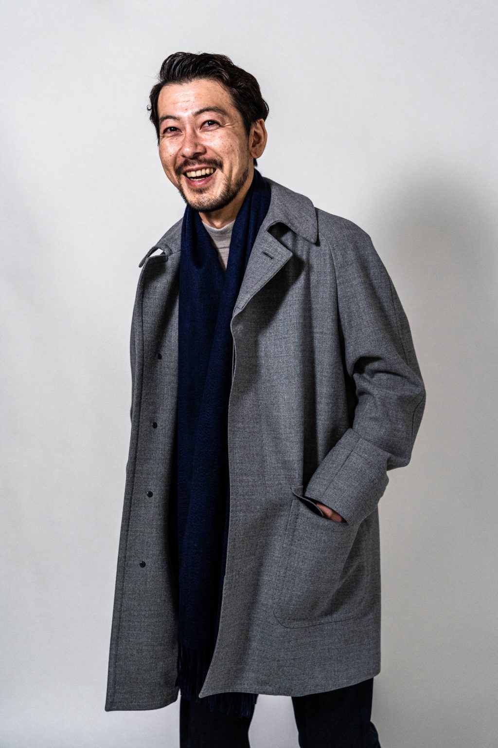 LIGHT GREY DRIVING COAT RING JACKET（リングヂャケット） SINCE1954｜大阪にて創業した高品質スーツブランド